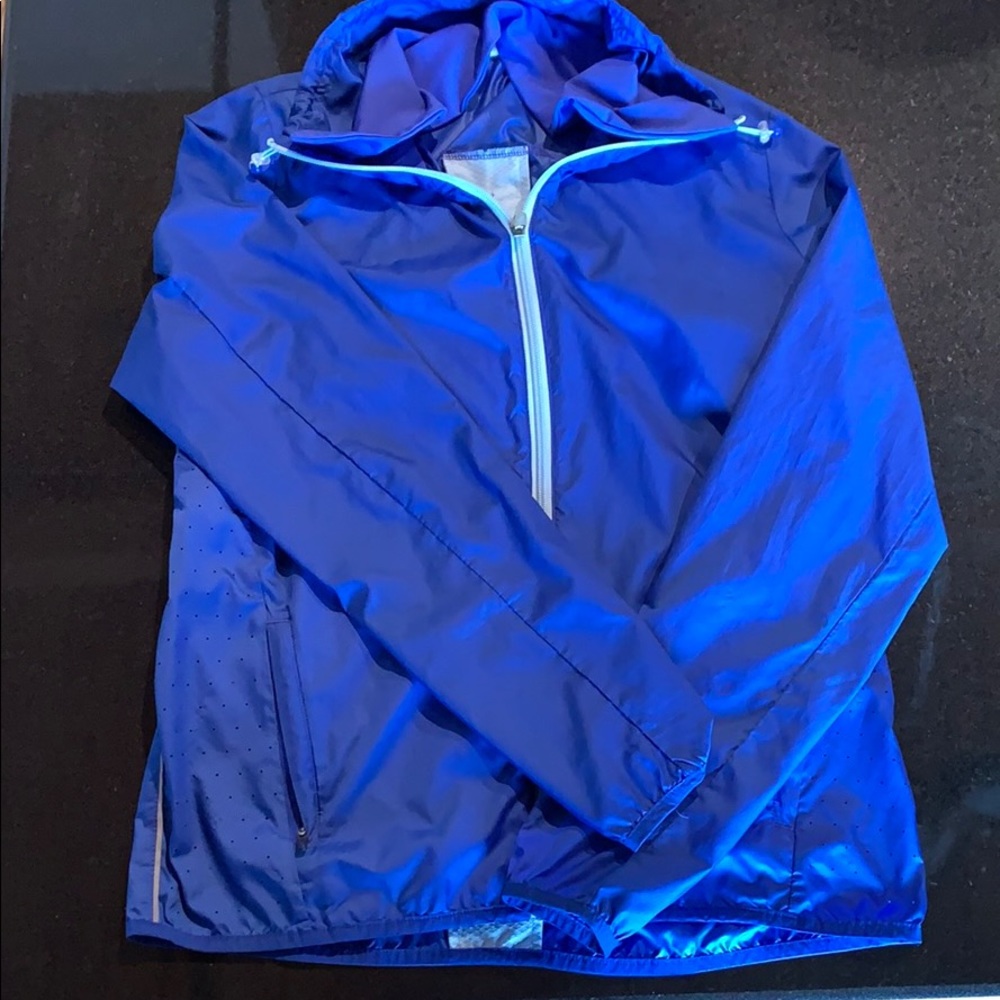 Lucy Running Windbreaker Blue XS w/ Neck Warmer